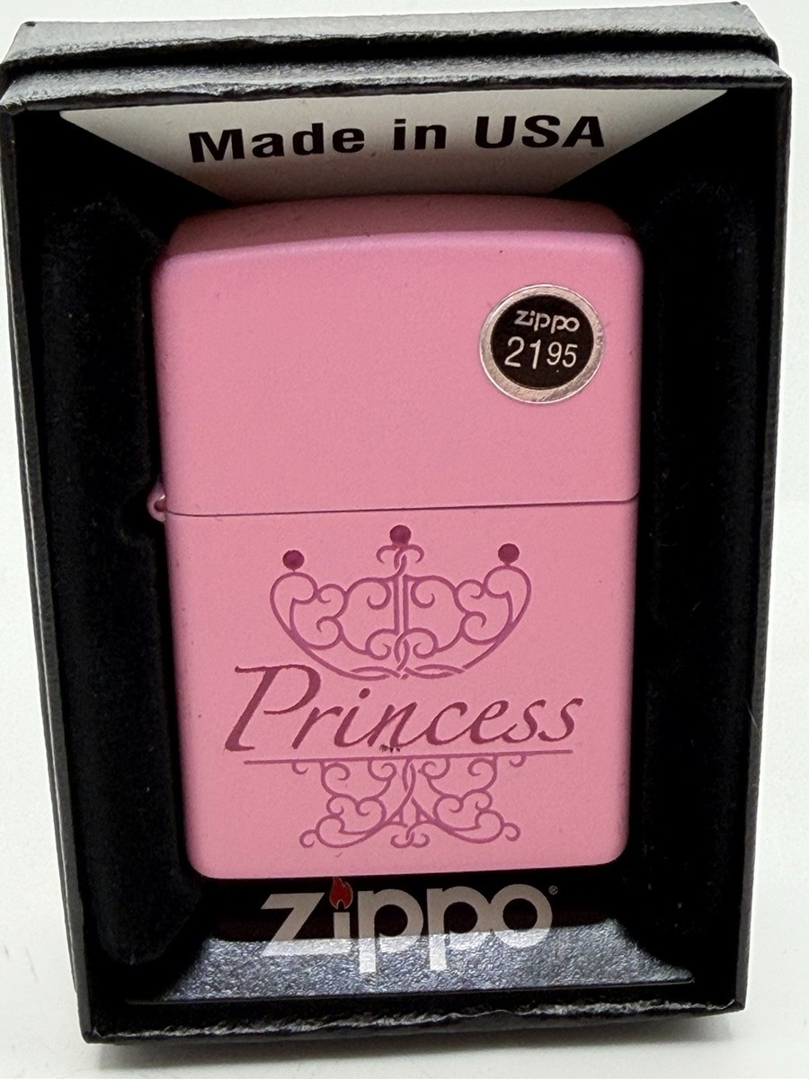 Vintage 2009 Princess Pink Matte Zippo Lighter New B3 | eBay