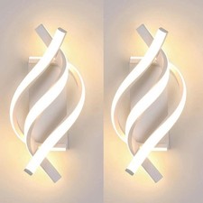 2PACK Modern LED Wall Lamp 3000/4500/6500K Wall Sconce Light Living Room Hallway