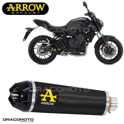Muffler YAMAHA MT-07 2023 2024 ARROW Nichrom Black CC WORKS