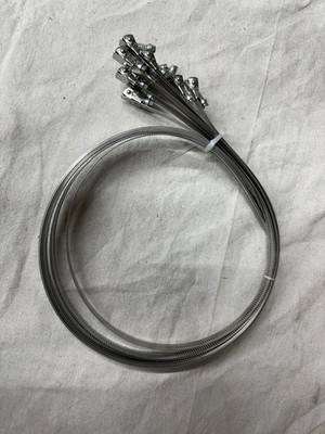 QTY-10 Worm Drive Loop Clamp. 12  Max Diameter 40  Long When Open 9/16  Wide