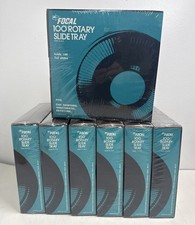Vintage Focal Rotary Slide Trays Holds 100 2X2 Slides Kmart USA Lot Of 7