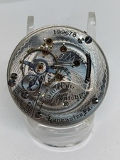 1903 Hamilton 925 17J 18s Pocket Watch Not Running 
