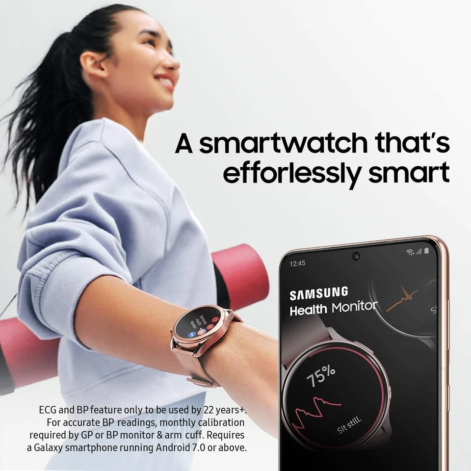 New Samsung Galaxy Watch Active2 4G LTE Stainless Steel 44 mm R825U Smart Watch - Image 3 of 4