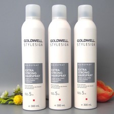 3 PACK Goldwell StyleSign Hold 5 Extra Strong Hairspray 300ml