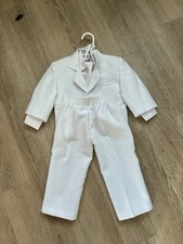 Combinaison blanche garçon enfant moyen