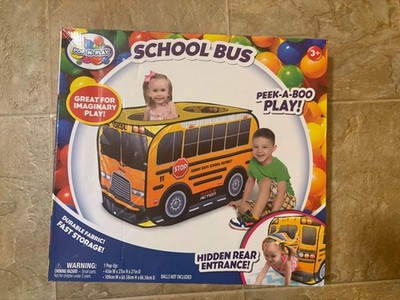 School bus toy for kids! Motor skills & creative play. New, and in box