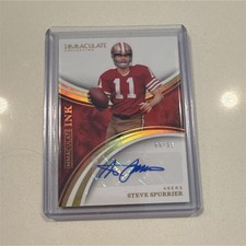 Panini 2025 Immaculate Steve Spurrier Immaculate Ink Auto II-SSR 49ers