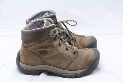KEEN Kaci Il Boots Womens Sz 9 Brown Leather Winter Mid 100gm Insulation 1017466
