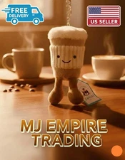 Jellycat Amuseable Coffee-To-Go Bag Charm NWT