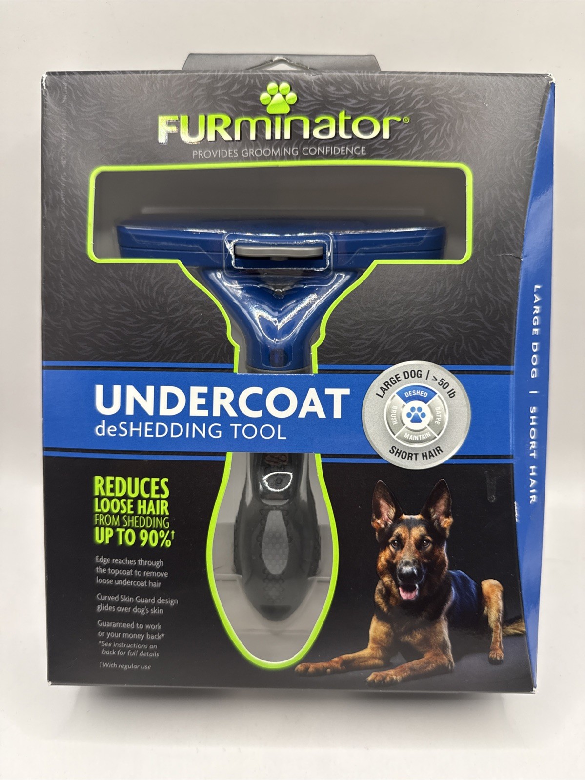 FURminator Undercoat DeShedding Tool---Large Dog, Short Hair