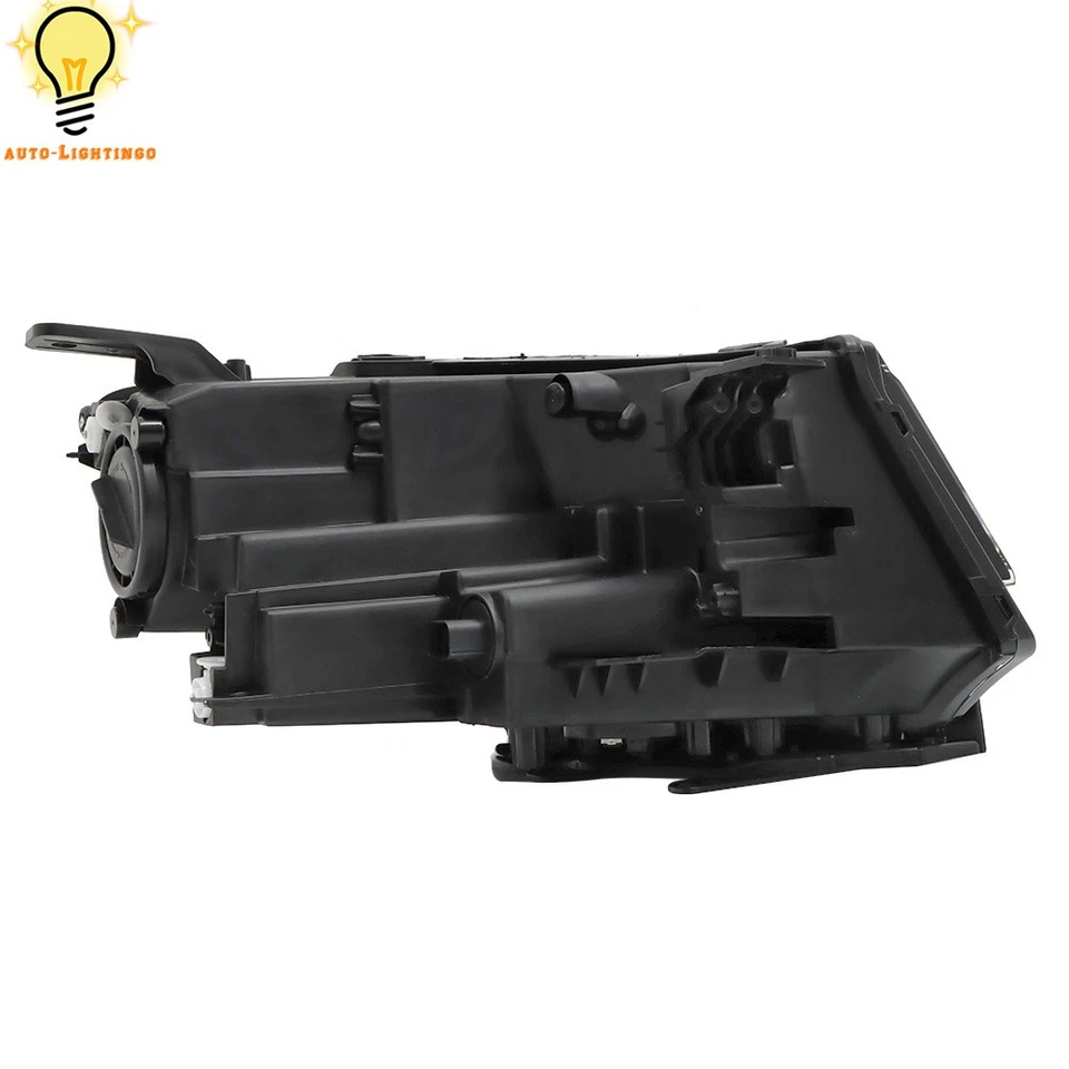 Left Side Headlight For 2017-2021 Jeep Compass HID/Xenon Headlamp LED DRL Black - Image 4 of 4