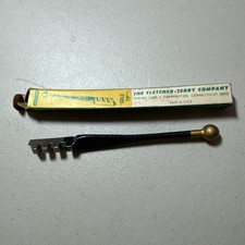 Fletcher Terry Gold Tip Glass Cutter VINTAGE With Original Box