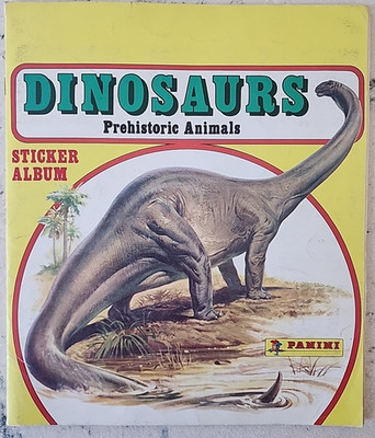 Dinosaurs Prehistoric animals 1986 panini sticker album 239/240