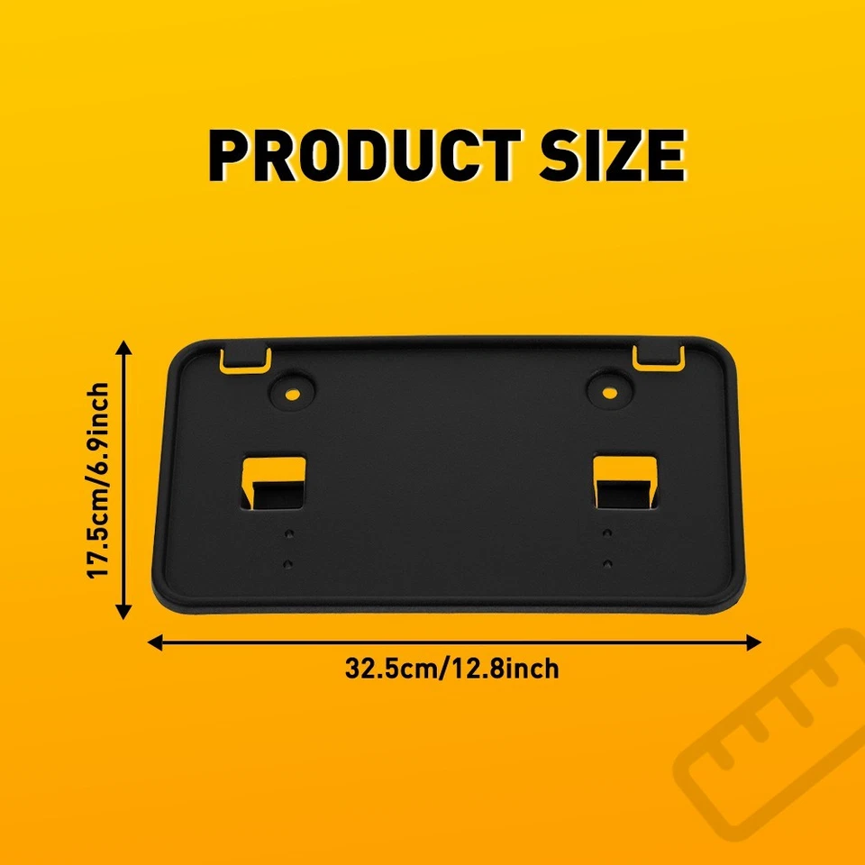 Soporte de montaje de placa de matrícula para parachoques delantero Ford Ranger 2001-2005 1-10X Foto 3 de 4