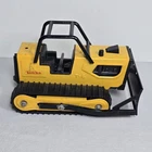 Vintage Tonka T-6 Yellow Steel Bulldozer Construction Toy 1970s 9 Inch