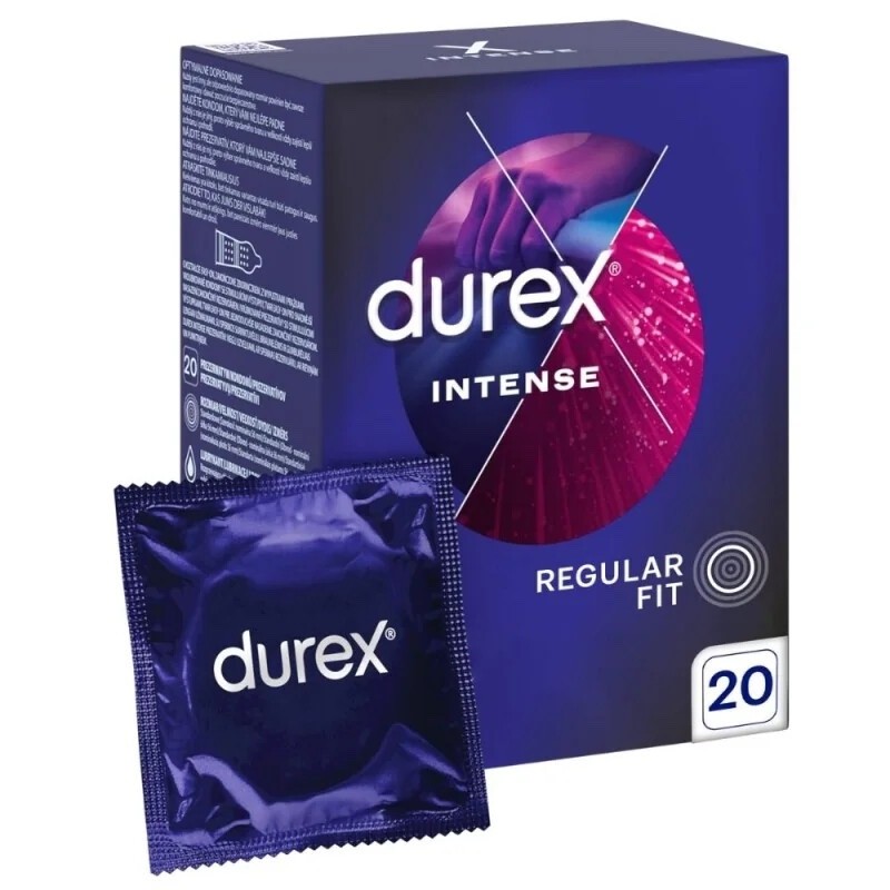 Durex INTENSE Kondome 20 Stück Kondome in Box – 20 Stück