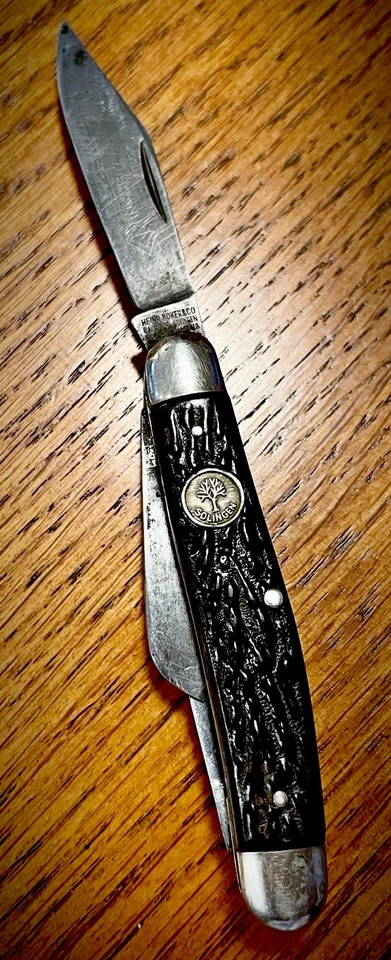 COLLECTOR BOKER TREE BRAND 7588 SOLINGEN GERMANY 3 BLADE PREMIUM STOCK KNIFE - Image 3 of 4