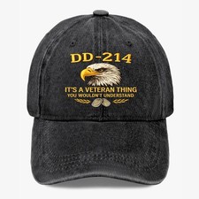 DD-214 Veteran Hat It  s A Veteran Thing You Wouldn  t Understand Cap Unisex Gift