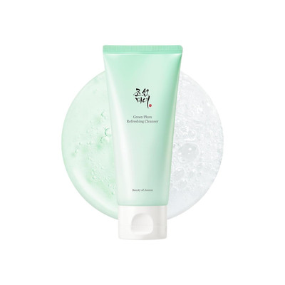 Green Plum Refreshing Cleanser Gel Type Deep Pore Cleansing, Acne Face Wash, Bla