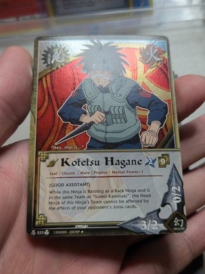 Naruto(533)Kotetsu Hagane[Good Assistant] Uncommon Holo 1sted NM