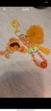 New Strawberry Shortcake Orange Blossom Keychain Bag Clip Charm