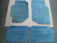 88-91 Honda Civic 4dr Sedan Oem Floor Mats Blue Rare