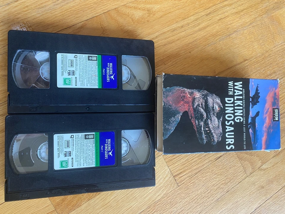 BBC Video Walking with Dinosaurs (VHS, 2001, 2-Tape Set) - Image 3 of 4