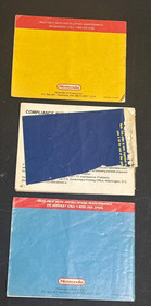 Vintage Nintendo NES Manual Lot - Kirby's Adventure, StarTropics w/ LetterTetris