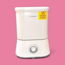 Hometech HM-AH001 Silent Ultrasonic Humidifier for Nursery - White