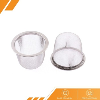 2Pcs 63mm Stainless Steel Tea Infuser Strainer Basket