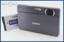 SONY Cyber Shot DSC-T700 Black 10.1MP 4x Compact Digital Camera Tested Working