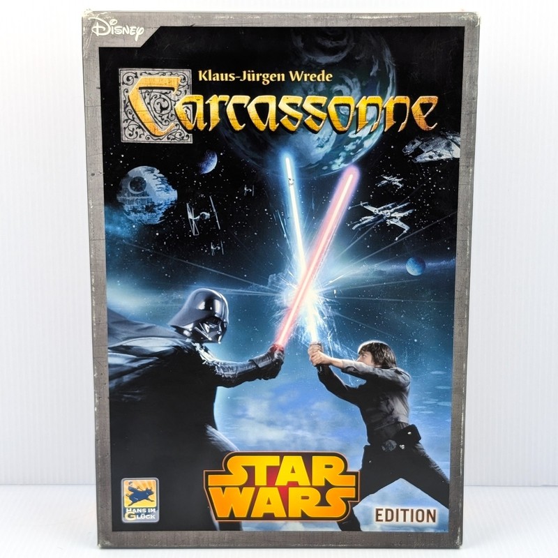Disney Star Wars Carcassonne Klaus Jürgen Wrede 100% COMPLETE Edition Board Game