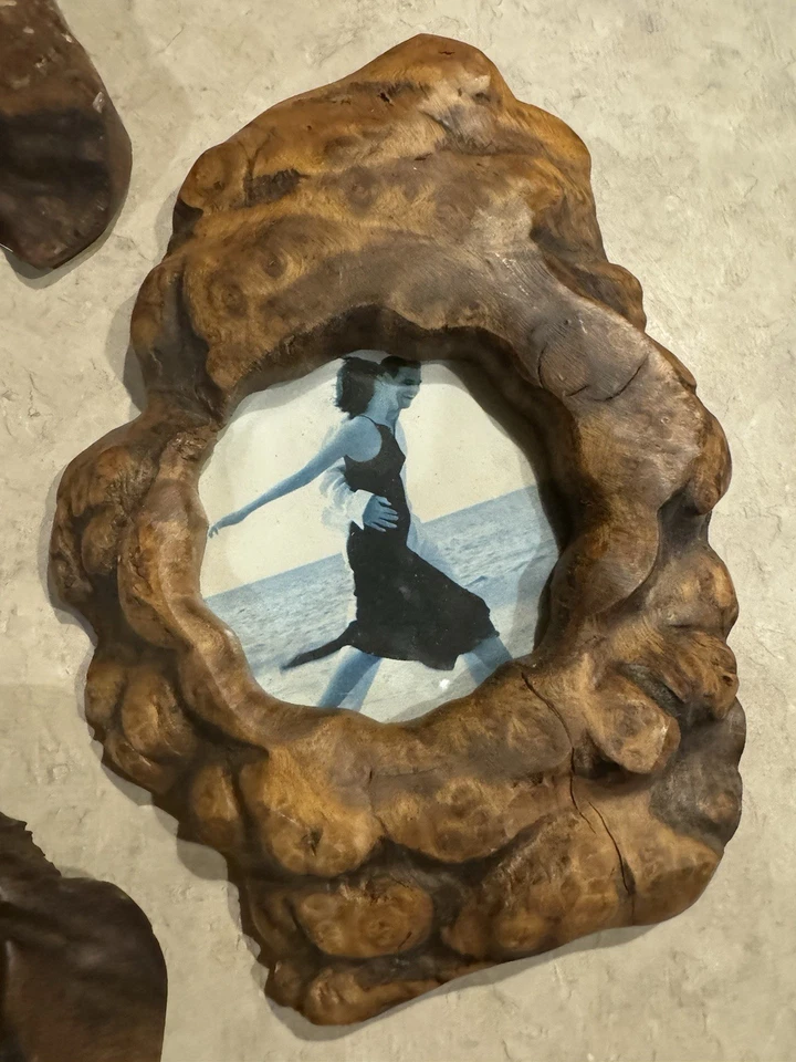 Live Edge Wood Rustic Photo Frame Lot  - Image 4 of 4