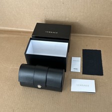 Rare Versace Sunglasses Case Metallic Medusa Medallion for Glasses