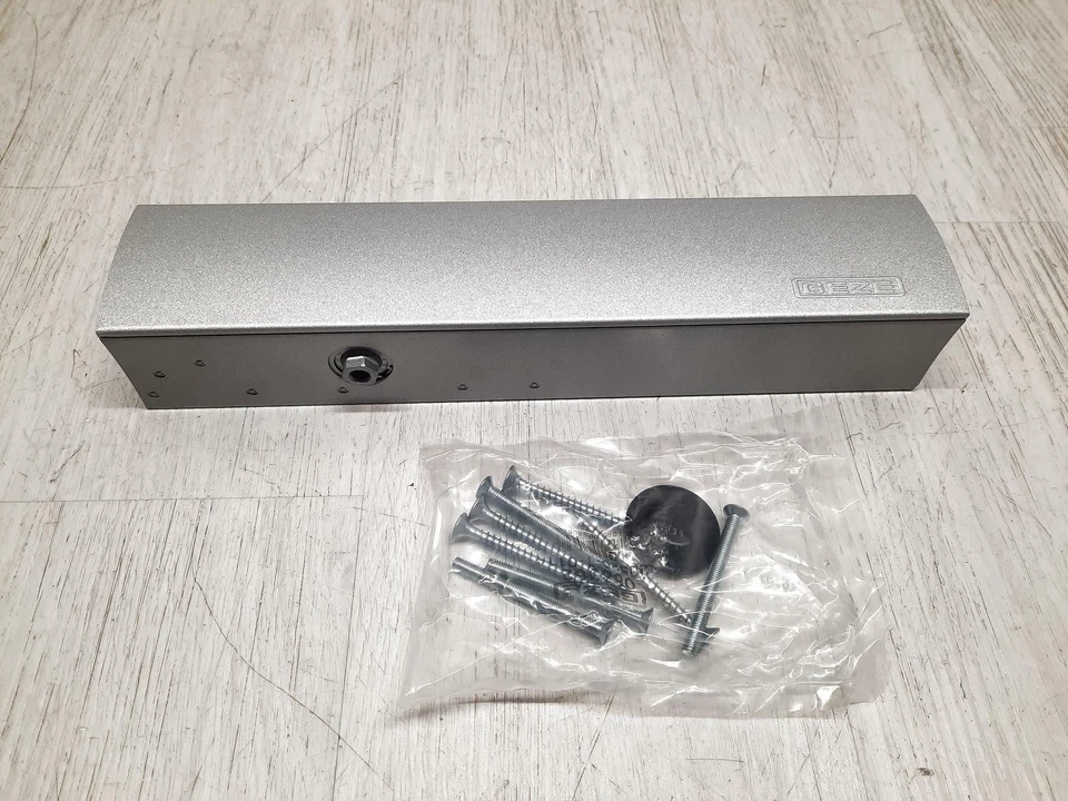 Ferme-porte GEZE design acier 107935 bricolage argent - Photo 2/4