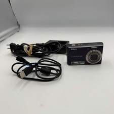 Nikon COOLPIX S610 10MP Digital Camera Midnight Blue 4x Zoom Tested