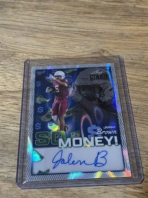 2025 Leaf Metal So Money! Jalen Brown #SM-JB1 Autographed/12