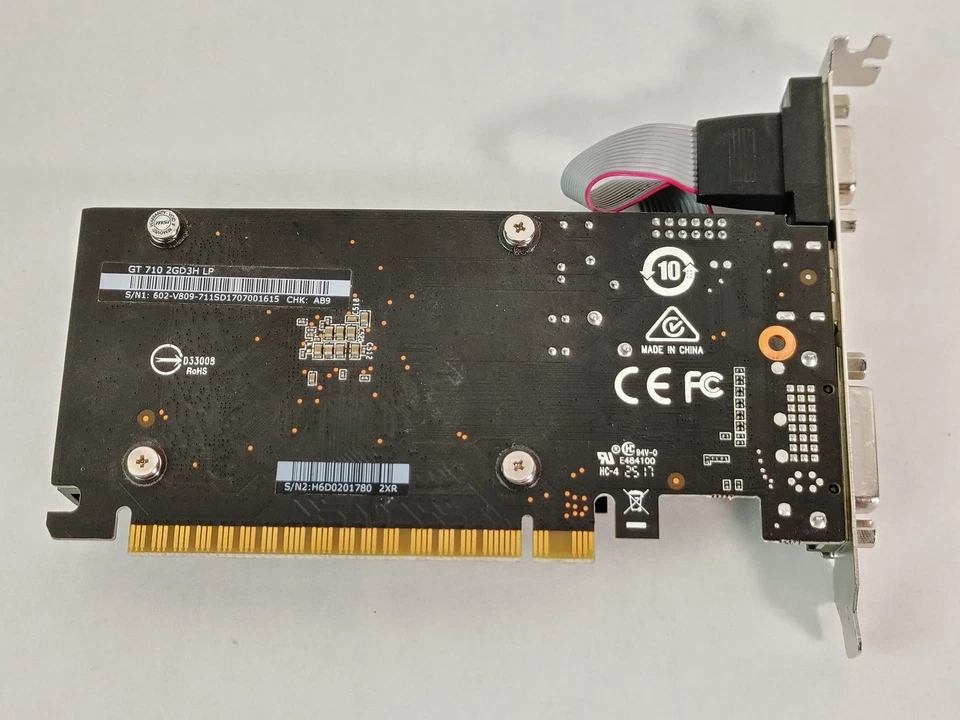 MSI Nvidia GeForce GT 710 2 GB GDDR3 PCI Express x16 Video Card - Image 2 of 4