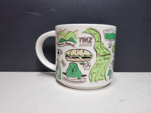 Starbucks Been There Series Pennsylvania State Mug Green - Picture 4 of 8