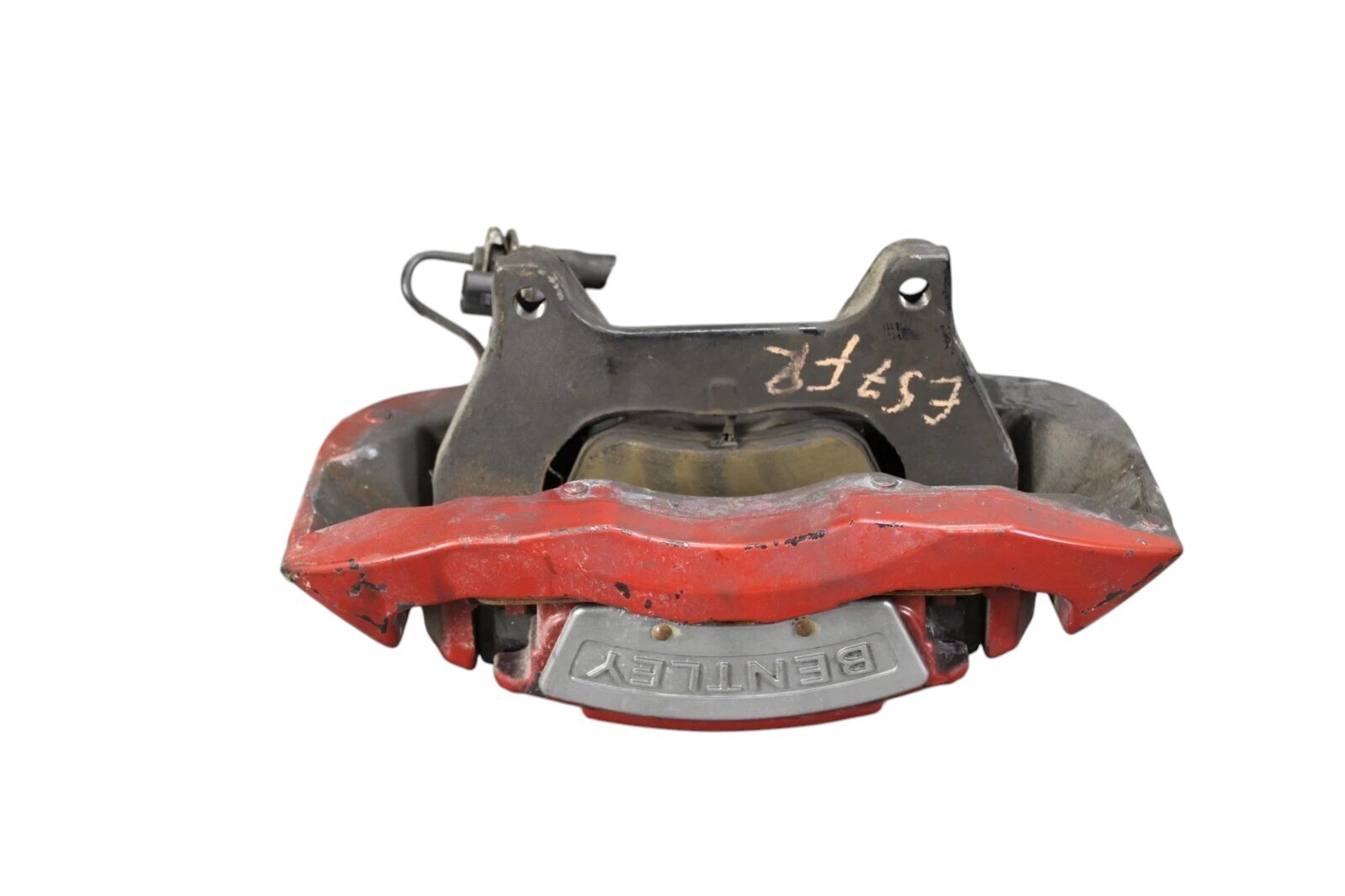 05-11 Bentley Continental Front Left & Right Side Brake Calipers Red OEM