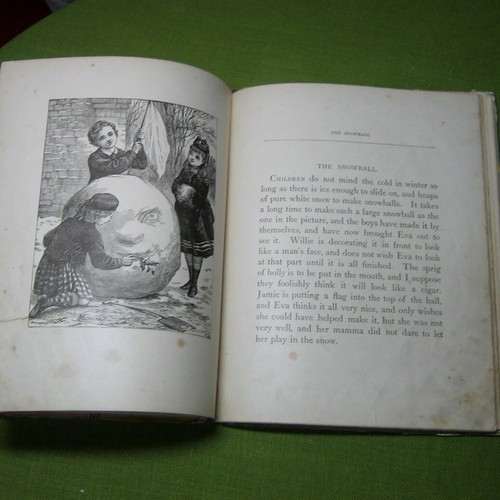 GREAT SNOWBALL & Other Stories vtg book Christmas etchings 1900s Dutton Company - Imagen 4 de 5