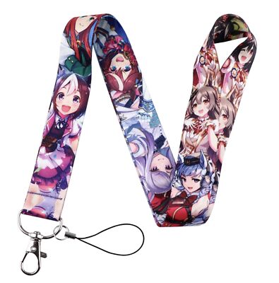 Pinstant Uma Musume Pretty Derby Horse Girl Game Anime Manga 17.7'' Neck Lanyard