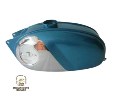 FIT FOR BSA BANTAM D7, D10, D14, D175 BUSHMAN CHROME AND BLUE GAS PETROL TANK