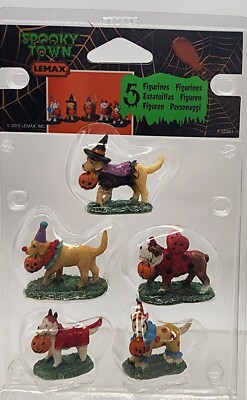RARE LEMAX SPOOKY TOWN '' TRICK OR DOG TREATS ''  # 12887