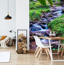 3D Creek River G10492 Wallpaper Wall Murals Removable Self-adhesive Honey