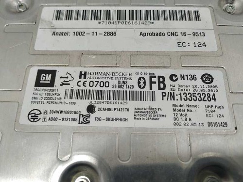 13353284 elektronikmodul 271137 für OPEL INSIGNIA BERLINA COSMO 2008