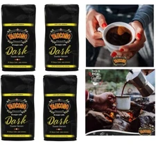 Yaucono Dark Roast Ground Coffee, 100% Arabica (4 Packs-10oz.)