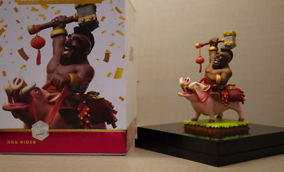 Supercell Clash of Clans/ Royale Clash Hog Rider Spring Figure (RARE)