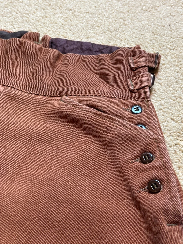 Pantalones de caza ecuestres de mediados de siglo vintage para hombre Pantalones de pantalón XS Foto 4 de 4