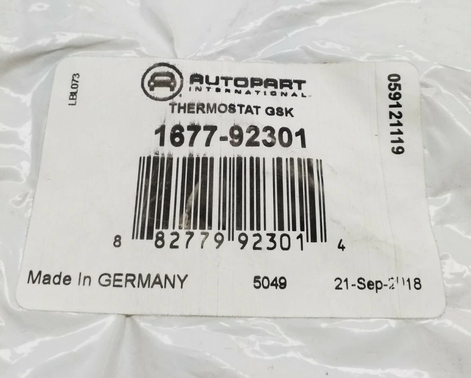 Прокладка корпуса термостата охлаждающей жидкости двигателя 1677-92301 Autopart International - Изображение 3 из 3